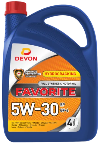 Devon Favorite SAE 5W-30 SP GF-6